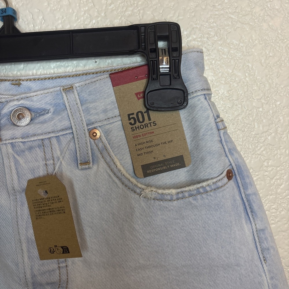 Women's Levi's® 501™ Original Jean Shorts size 25 NWT - Picture 6 of 14